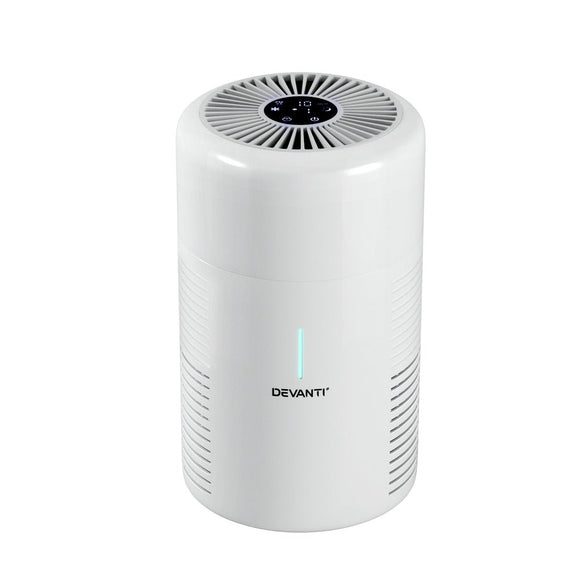 Devanti Air Purifier HEPA Filter Home Purifiers Dust Sensor PM2.5 Remover - RnR Galore