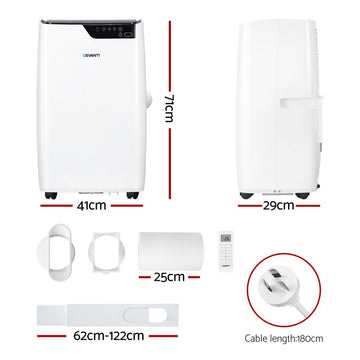 Devanti Portable Air Conditioner Dehumidifier Fan 12000BTU - RnR Galore