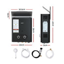 Devanti Portable Gas Water Heater LPG - powered System Black - RnR Galore