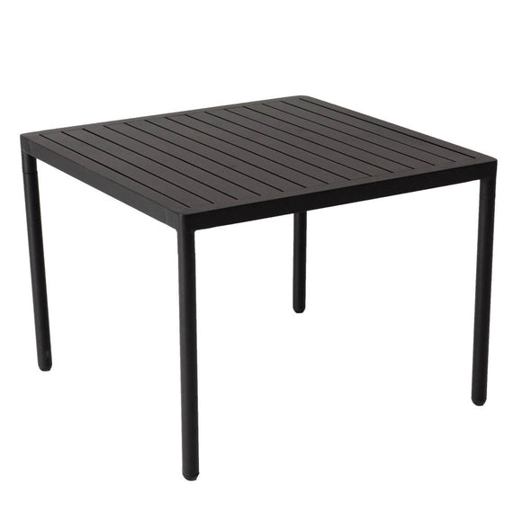 Eden 4 - Seater Outdoor Lounge Set with Coffee Table in Black - Stylish Textile and Rope Design - RnR Galore