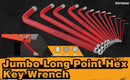 ELEAD 13Pc Extra Large Hex Key Set Long Allen Key Wrench Ball End SAE 5/64" - 3/4 - RnR Galore