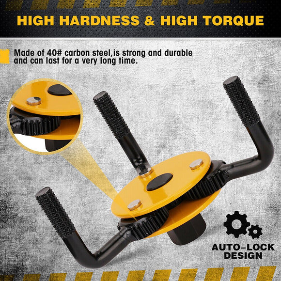 ELEAD 3" to 5 - 1/2" Oil Filter Wrench Set Oil Filter Removal Tool Automotive Use - RnR Galore