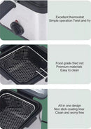 Electric Deep Fryer 2.5L French Frie Machine Oil Hot Pot Fried Chicken Grill - RnR Galore