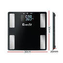 Electronic Digital Bathroom Scales Body Fat Scale Bluetooth Weight 180KG - RnR Galore
