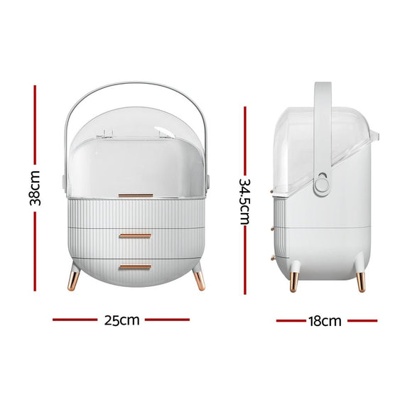 Embellir Makeup Case Portable Cosmetic Organizer Storage Box Jewellery Holder - RnR Galore