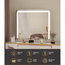 Embellir Makeup Mirror 60x50cm Hollywood Vanity with LED Light Tabletop White - RnR Galore