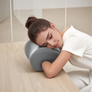 Ergonomic Multi - functional Nap Pillow - Desk Rest Pillow with Neck/Side Support, Memory Foam Cushion for Office, Home & Travel(ORANGE) - RnR Galore