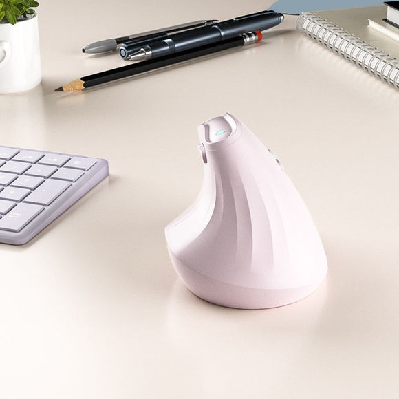 Ergonomic Vertical Mouse - Multi - Device Bluetooth5.0 & 2.4G Wireless, Adjustable DPI, Silent Click(Purple) - RnR Galore