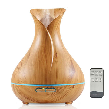 Essential Oil Aroma Diffuser Tulip Light Wood - Ultrasonic Mist Humidifier - RnR Galore
