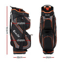 Everfit 14 Ways Dividers Golf Bag Stand Insulated Carry Bag Zippered Rain Cover - RnR Galore
