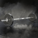 Everfit 18kg Barbell Set Weight Plates Bar Lifting Bench 168cm - RnR Galore
