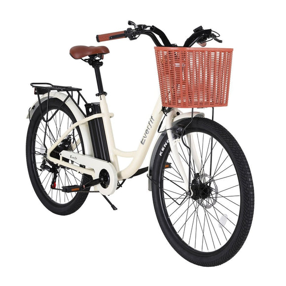Everfit 26" Electric Bike City Bicycle eBike e - Bike Commuter w/ Battery WH - RnR Galore