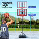 Everfit 2.6M Basketball Hoop Stand System Portable Kid - RnR Galore