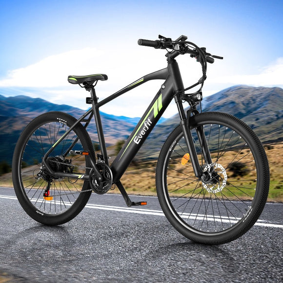 Everfit 27.5 Inch Electric Bike Mountain Bicycle eBike Battery 21 Speed - RnR Galore