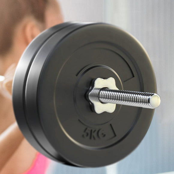 Everfit 28kg Barbell Set Weight Plates Bar Lifting Bench 168cm - RnR Galore