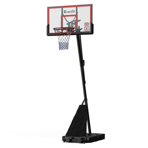 Everfit 3.05M Basketball Hoop Stand System Adjustable Height Portable Red Pro - RnR Galore