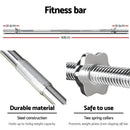 Everfit 48kg Barbell Set Weight Plates Bar Lifting Bench 168cm - RnR Galore