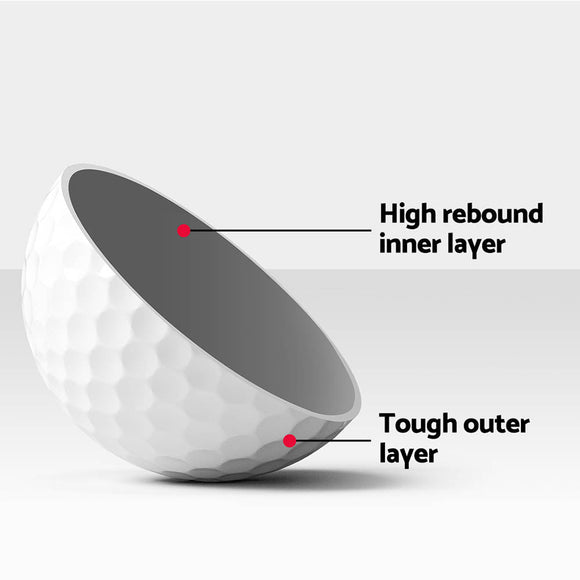 Everfit 60pcs Golf Ball Set Reusable Distance Golf Balls Practice Training - RnR Galore