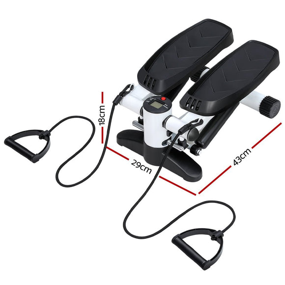 Everfit Mini Stepper with Resistance Rope Aerobic Trainer 150KG White - RnR Galore