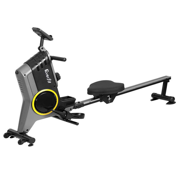 Everfit Rowing Machine 12 Levels Magnetic Rower Fitness Gym Cardio Workout - RnR Galore