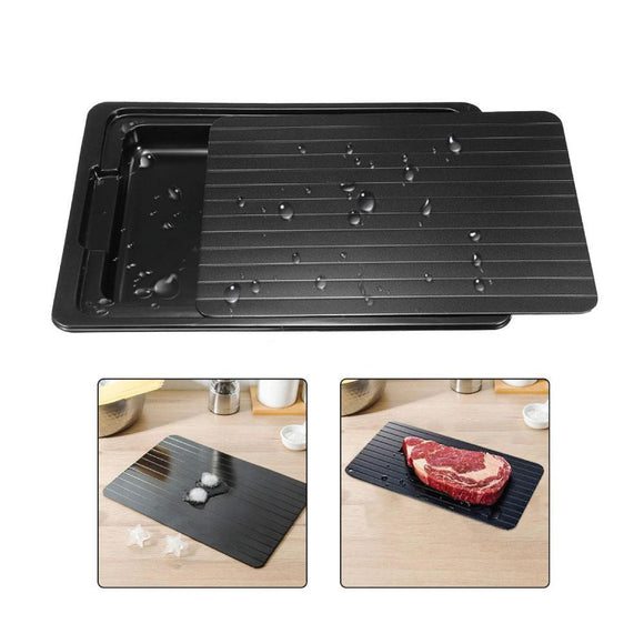 Fast Defrosting Meat Tray FDA Approved Large Miracle Aluminium Thawing Plate - RnR Galore