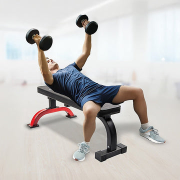 Fitness Flat Bench Weight Press Gym Home Strength Training Exercise - RnR Galore