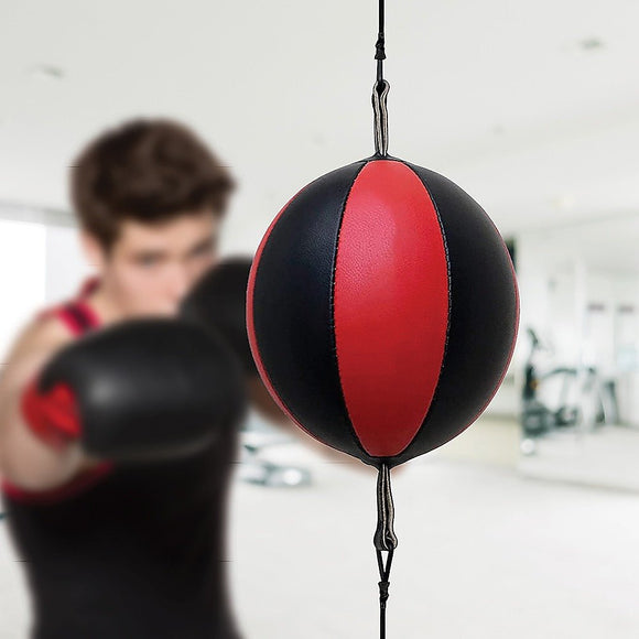 Floor to Ceiling Ball Boxing Punching Bag – Speed Reaction Training Equipment - RnR Galore