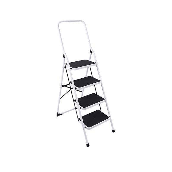 Foldable Non Slip 4 Step Steel Ladder - RnR Galore