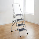 Foldable Non Slip 4 Step Steel Ladder - RnR Galore