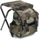 Folding Camo Backpack Stool - Portable Chair for Camping & Fishing - RnR Galore