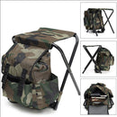 Folding Camo Backpack Stool - Portable Chair for Camping & Fishing - RnR Galore