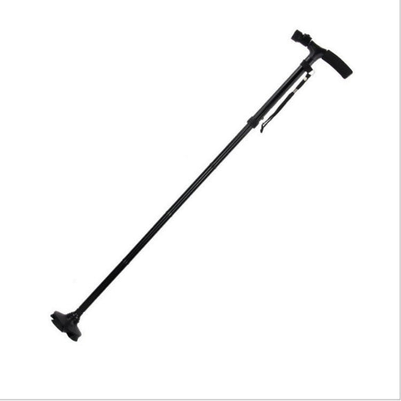 Folding LED Walking Cane with Dual Handle - Adjustable(88 - 98CM), Anti - Slip 4 - Prong Base, and Stand - Up Function for Seniors - RnR Galore