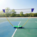 Folding Portable Badminton Combo Set Volleyball Net Outdoor Sports - RnR Galore