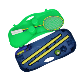 Folding Portable Badminton Combo Set Volleyball Net Outdoor Sports - RnR Galore