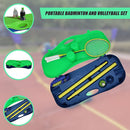 Folding Portable Badminton Combo Set Volleyball Net Outdoor Sports - RnR Galore