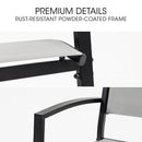 FORTIA 6pc Outdoor Dining Chair Set, for Outside - RnR Galore