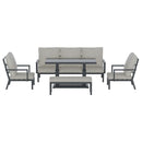 Gardeon 5 - Piece Outdoor Furniture Setting Table Chair Set Aluminium Sofa 7 - Seater - RnR Galore