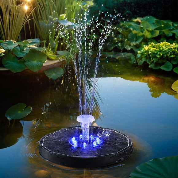 Gardeon Floating Solar Pond Water Fountain Pump Outdoor Fountains LED Light - RnR Galore