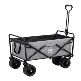 Gardeon Garden Cart with Cargo Net Grey - RnR Galore