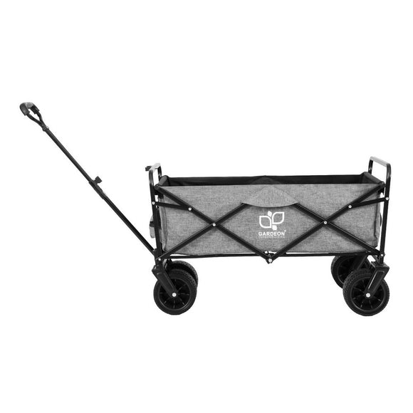 Gardeon Garden Cart with Cargo Net Grey - RnR Galore