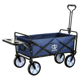 Gardeon Garden Cart with Cup Holders Blue - RnR Galore