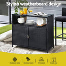 Gardeon Outdoor Storage Cabinet Box Garage Wicker Shed Tools Shelf Chest Garden - RnR Galore