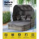 Gardeon Outdoor Sun Lounge Setting Patio Furniture Wicker Sofa Garden Day Bed - RnR Galore
