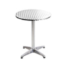 Gardeon Set of 6 Outdoor Bar Table Aluminium Round 70/110CM - RnR Galore
