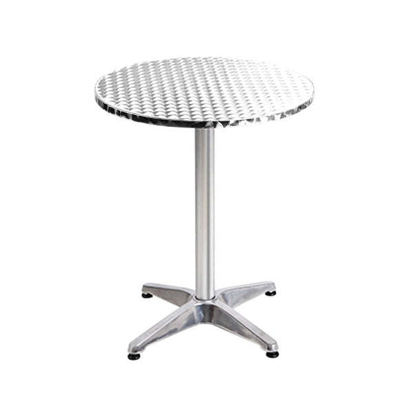 Gardeon Set of 6 Outdoor Bar Table Aluminium Round 70/110CM - RnR Galore