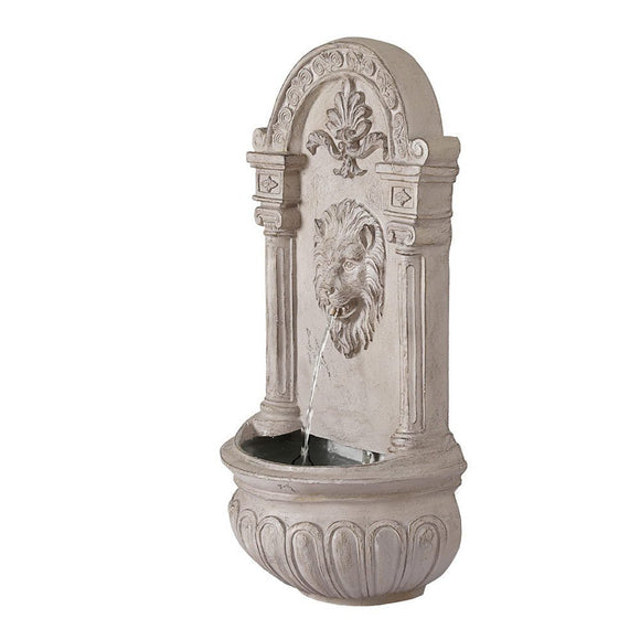Gardeon Solar Fountain Water Feature Wall Mount Garden Fountains 77CM Beige - RnR Galore