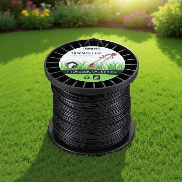 Giantz 100M Whipper Snipper Trimmer Line 2.4mm Star Nylon String Cord Black - RnR Galore