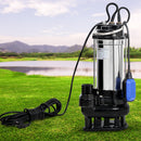 Giantz 2000W Submersible Dirty Water Pump Bore Tank Well Steel Automatic - RnR Galore