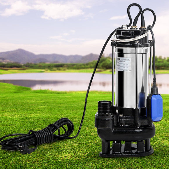 Giantz 2000W Submersible Dirty Water Pump Bore Tank Well Steel Automatic - RnR Galore