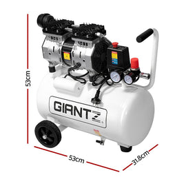 Giantz 24L Air Compressor 40 L/min 115psi Oil - Free Electric Portable Inflator - RnR Galore